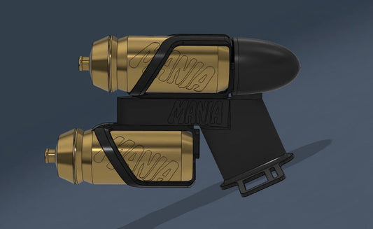 between the arms bottle mount