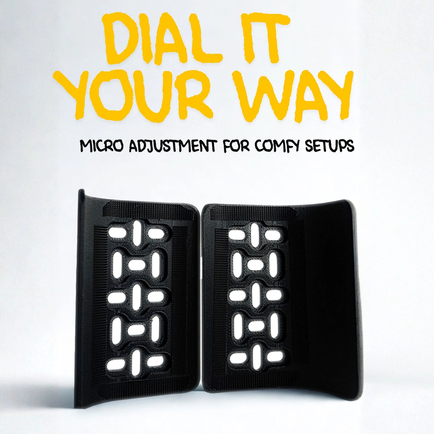 Very Adjustable Bicycle Arm Rests